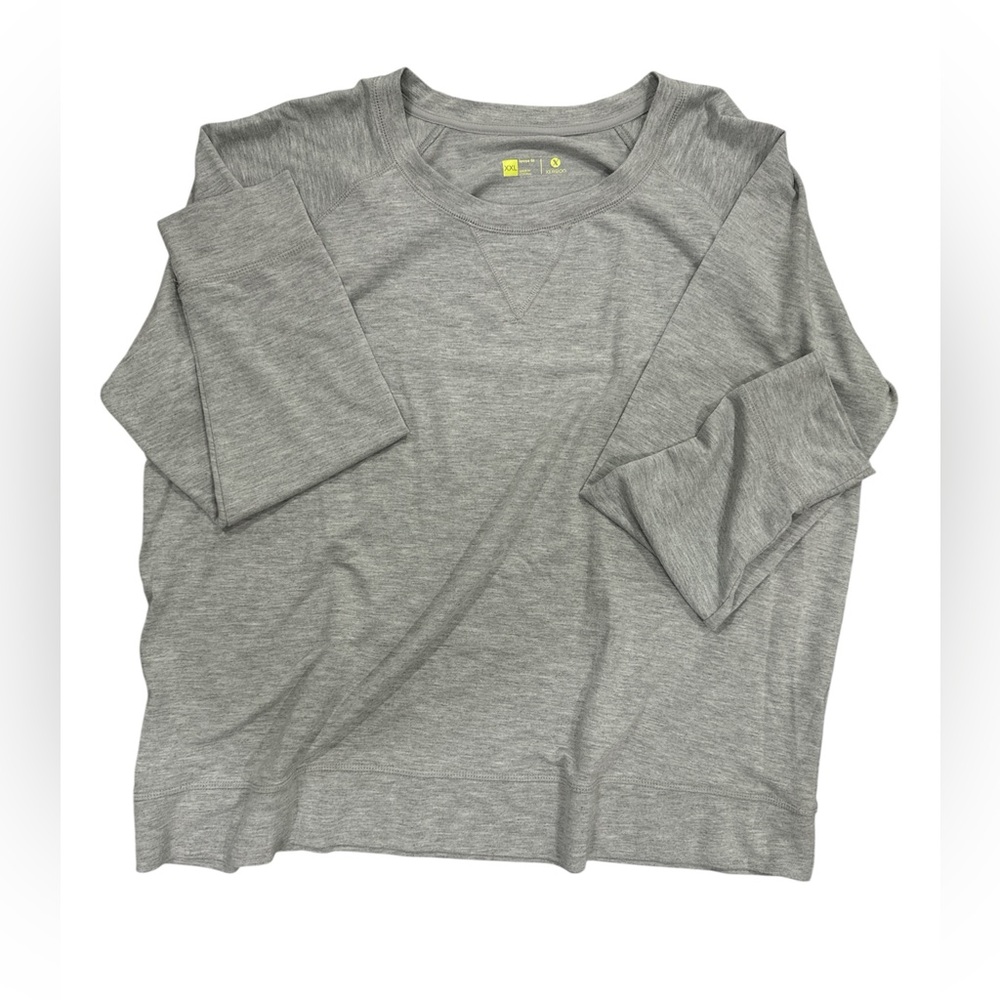Women’s Xersion Athleisure-style long-sleeve lightweight crewneck XXL